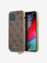 Guess Guess 4G Charm Back Cover für iPhone 12/12 Pro 6.1 Braun