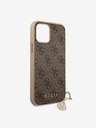 Guess Guess 4G Charm Back Cover für iPhone 12/12 Pro 6.1 Braun