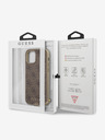 Guess Guess 4G Charm Back Cover für iPhone 12/12 Pro 6.1 Braun