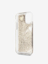 Guess Glitzer Herzen Rückseite Hülle für iPhone 11 Gold Handyhülle