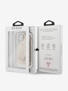 Guess Glitzer Herzen Rückseite Hülle für iPhone 11 Gold Handyhülle