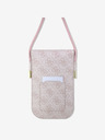 Guess Guess PU 4G Metall-Logo Skript Handytasche Pink