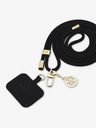 Guess Crossbody Cord 4G Charm Gold/Black Handyhülle