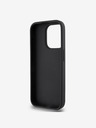 DKNY Rückseite mit Kartenfach aus PU-Leder mit Wiederholungsmuster für iPhone 14 Pro Max Schwarz DKNY