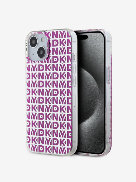 DKNY PC/TPU-Rückseite für iPhone 15 Pink DKNY
