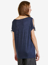 Sam 73 Dunkelblaues Damen-T-Shirt SAM 73 Felicia