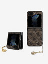 Guess Guess 4G Charm Schutzhülle für Samsung Galaxy Z Flip 5 Braun