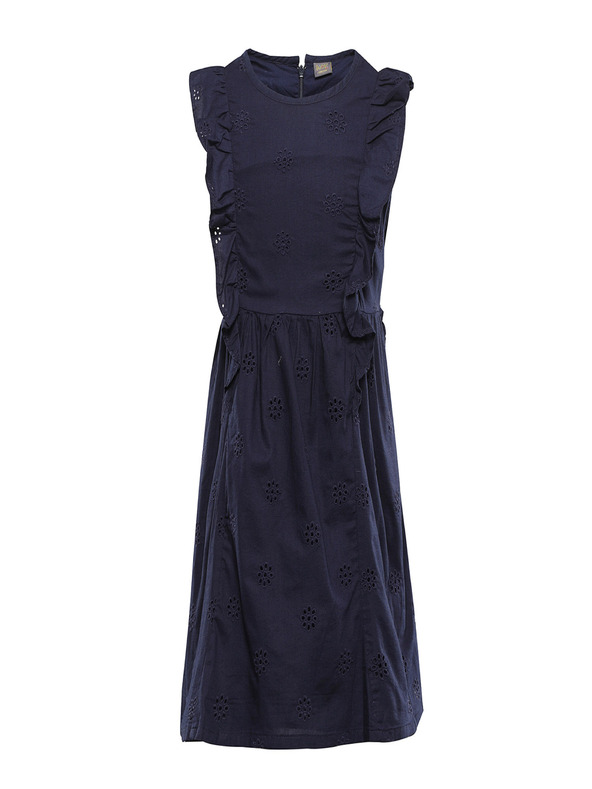 NAX Dunkelblaues Mädchenkleid NAX Dirvo