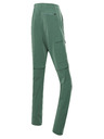 ALPINE PRO Herrenhose mit Wasserabweisung und abnehmbaren Beinen. ALPINE PRO NESC grün