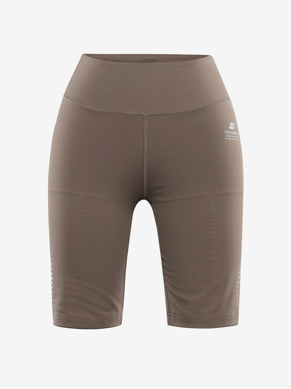 ALPINE PRO Kurze Damen-Leggings ALPINE PRO GARELA walnuss