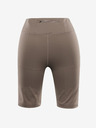 ALPINE PRO Kurze Damen-Leggings ALPINE PRO GARELA walnuss