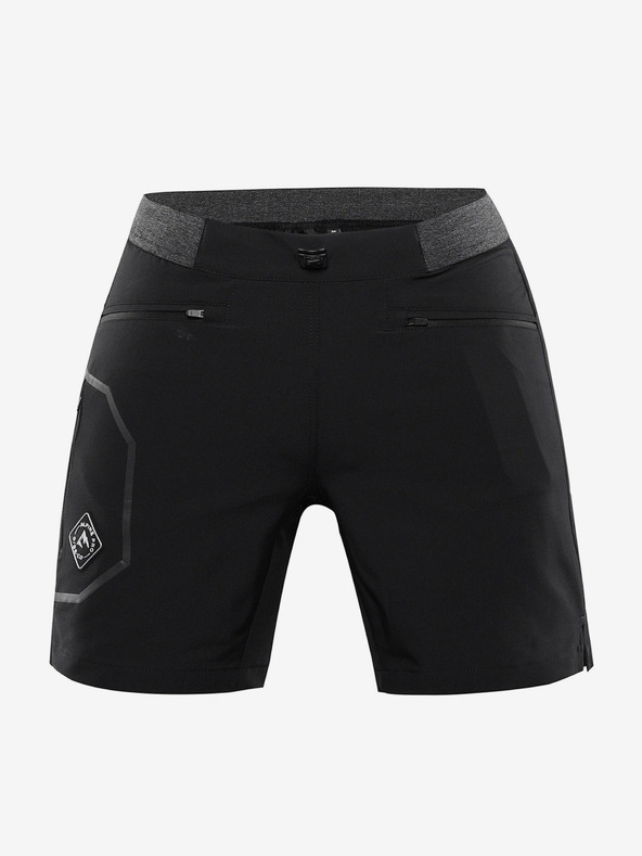 ALPINE PRO Damen-Outdoor-Shorts ALPINE PRO ZAMBA schwarz