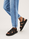 Marks & Spencer Blaue Boyfriend-Jeans für Damen von Marks & Spencer, kurz geschnitten