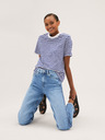 Marks & Spencer Blaue Boyfriend-Jeans für Damen von Marks & Spencer, kurz geschnitten