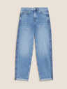 Marks & Spencer Blaue Boyfriend-Jeans für Damen von Marks & Spencer, kurz geschnitten