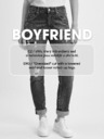 Marks & Spencer Blaue Boyfriend-Jeans für Damen von Marks & Spencer, kurz geschnitten