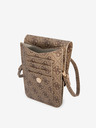 Guess Guess PU 4G Metall-Logo Handytasche Braun