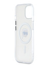 Karl Lagerfeld Karl Lagerfeld IML Karl Head Metallrahmen MagSafe Back Cover für iPhone 15 Transparent