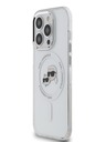 Karl Lagerfeld Karl Lagerfeld IML K&CH Heads Metallrahmen MagSafe Back Cover für iPhone 13 Pro Transparent