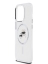 Karl Lagerfeld Karl Lagerfeld IML K&CH Heads Metallrahmen MagSafe Back Cover für iPhone 13 Pro Transparent