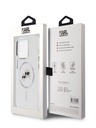 Karl Lagerfeld Karl Lagerfeld IML K&CH Heads Metallrahmen MagSafe Back Cover für iPhone 13 Pro Transparent
