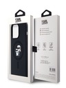 Karl Lagerfeld Flüssigsilikon Karl und Choupette Magsafe Schutzhülle für iPhone 15 Pro Max Schwarz Karl Lagerfeld