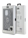 Karl Lagerfeld Karl Lagerfeld IML Monogram Crossbody K&CH Heads MagSafe Back Cover für iPhone 15 Pro Max Schwarz