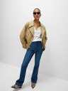 Marks & Spencer Wildleder-Bikerjacke von Marks & Spencer in Beige