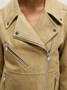 Marks & Spencer Wildleder-Bikerjacke von Marks & Spencer in Beige