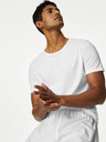 Marks & Spencer Dreier-Set Basic-T-Shirts für Herren in Weiß mit Marks & Spencer Cool & Fresh™ Technologie