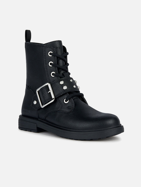 Geox Schwarze Mädchen Stiefelette Geox Eclair