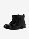 Jack & Jones Schwarze Herren Leder Winterstiefeletten Jack & Jones Shaun