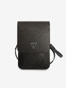 Guess Guess PU Saffiano Triangle Logo Handytasche Schwarz