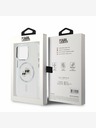 Karl Lagerfeld Karl Lagerfeld IML K&CH Heads Metallrahmen MagSafe Back Cover für iPhone 15 Pro Max Transparent