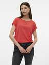 Vero Moda Rotes Damen-T-Shirt Vero Moda Ava