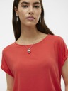 Vero Moda Rotes Damen-T-Shirt Vero Moda Ava