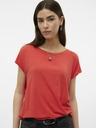 Vero Moda Rotes Damen-T-Shirt Vero Moda Ava