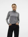 Vero Moda Grauer Damen-Rollkragenpullover Vero Moda Iris