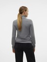 Vero Moda Grauer Damen-Rollkragenpullover Vero Moda Iris