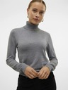 Vero Moda Grauer Damen-Rollkragenpullover Vero Moda Iris
