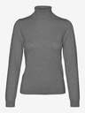 Vero Moda Grauer Damen-Rollkragenpullover Vero Moda Iris