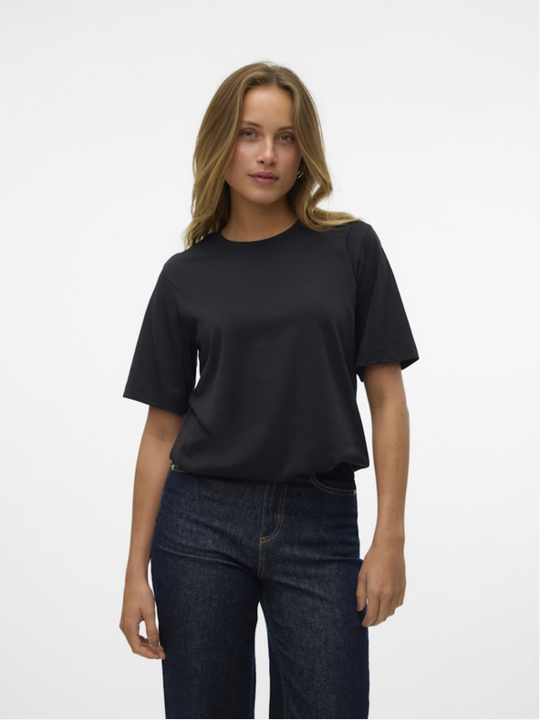 Vero Moda Schwarzes Damen-T-Shirt Vero Moda Demi