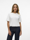 Vero Moda Weißes Damen-T-Shirt Vero Moda Demi