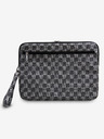 DKNY DKNY PU-Leder mit Karomuster und Streifen Notebook-Hülle 13/14 Schwarz"