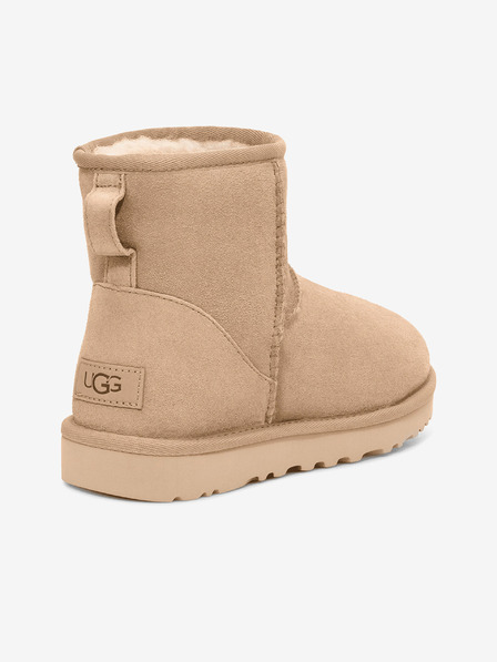 UGG Beige Damen Wildleder UGG Classic Mini II Schneeschuhe