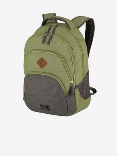 Travelite Basics Melange Green/grey Rucksack