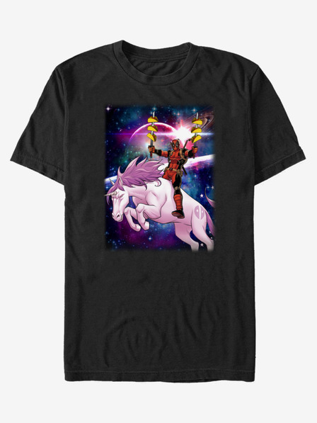 ZOOT.Fan Schwarzes Unisex T-Shirt ZOOT.Fan Marvel Taco Unicorn