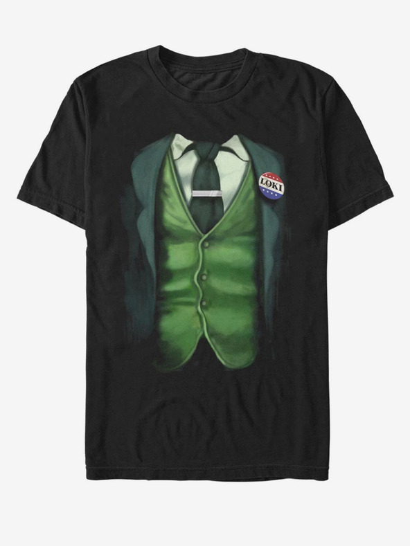 ZOOT.Fan Schwarzes Unisex-T-Shirt ZOOT.Fan Marvel Loki Kostüm