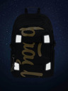 BAAGL  Schwarzes Schulset - Rucksack, Mäppchen und Tasche Baagl Skate Gold