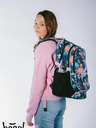 BAAGL  Grünes Schulset - Rucksack, Mäppchen, Tasche Baagl Core Birds
